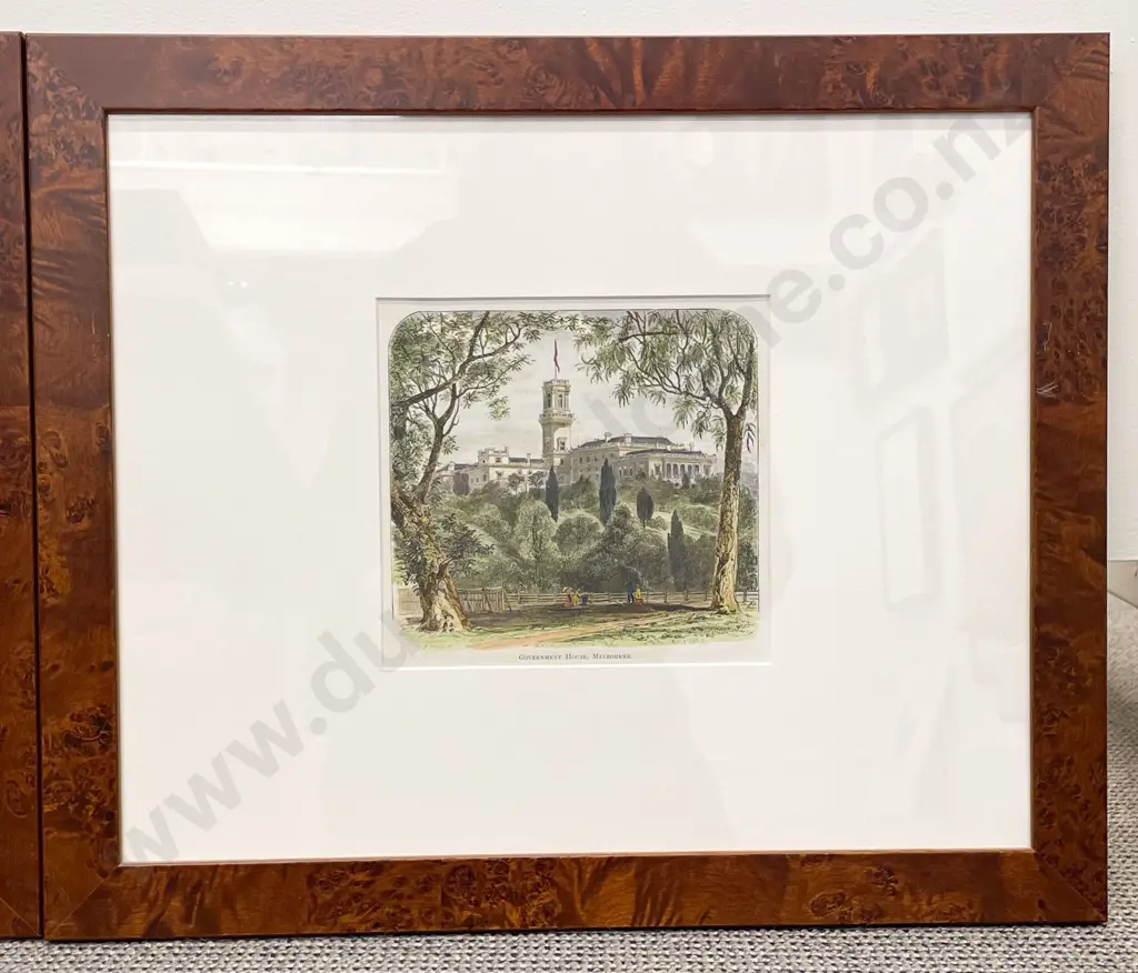 Three Hand Coloured Engravings Image 1++