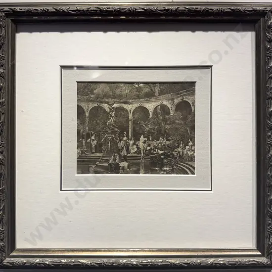 Ornately Framed Classical Study Print