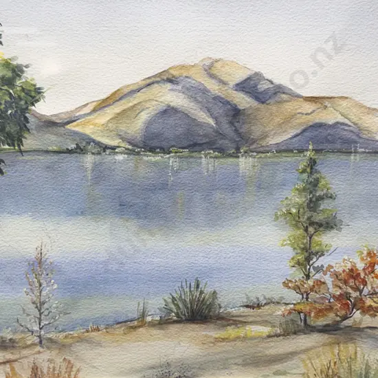 Hope Fraser - Lake Scene - Watercolour