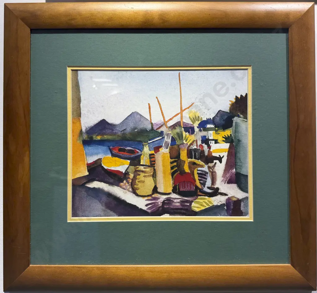 August Macke - "Landscape Near Hammamet" - Print Image 1++