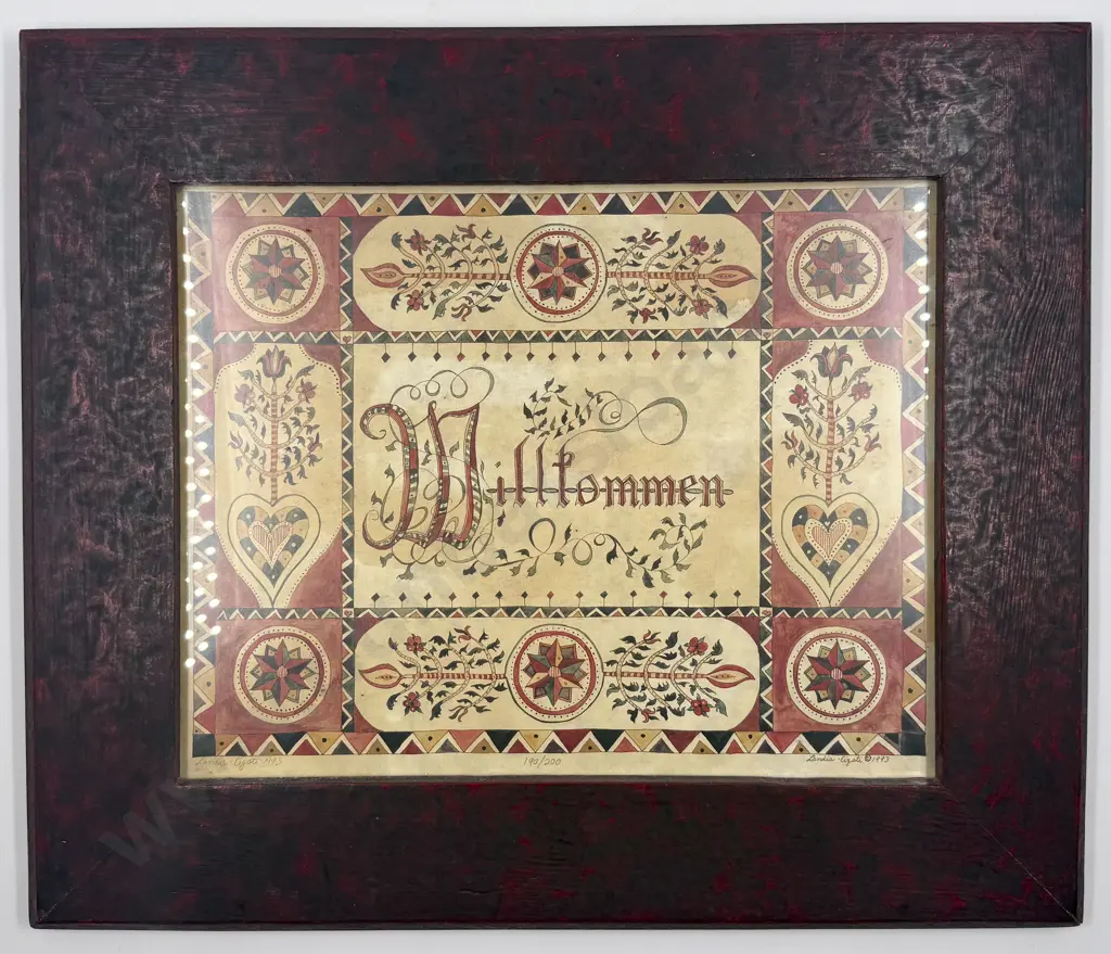 Landis-Eigsti - "Willtommen" - Signed Ltd Edition Print Image 1++