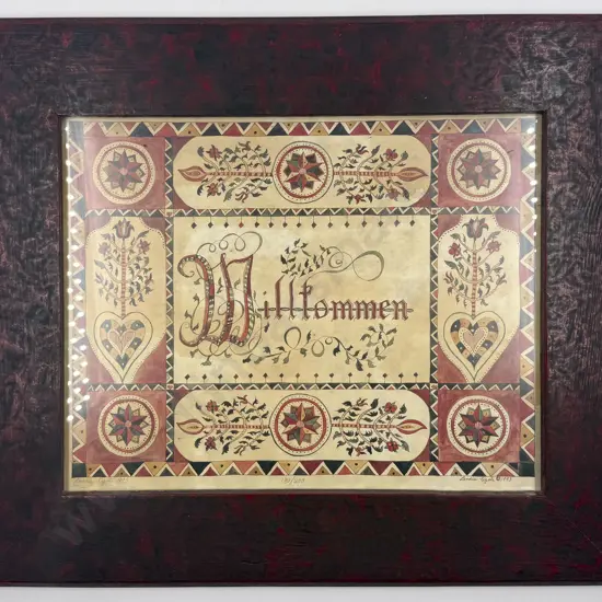 Landis-Eigsti - "Willtommen" - Signed Ltd Edition Print