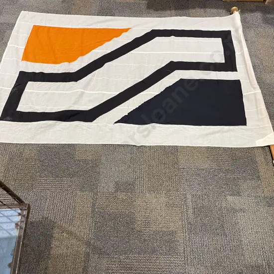 Two Assorted Vintage Flags