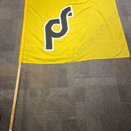 Two Assorted Vintage Flags