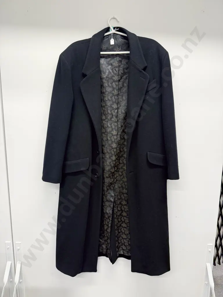 Italian Wool and Cashmere Coat Size 14-16 Image 1++