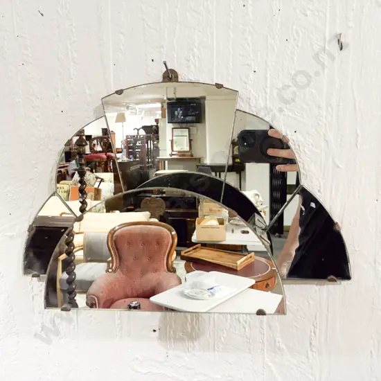 Art Deco Mirrored Wall Conce