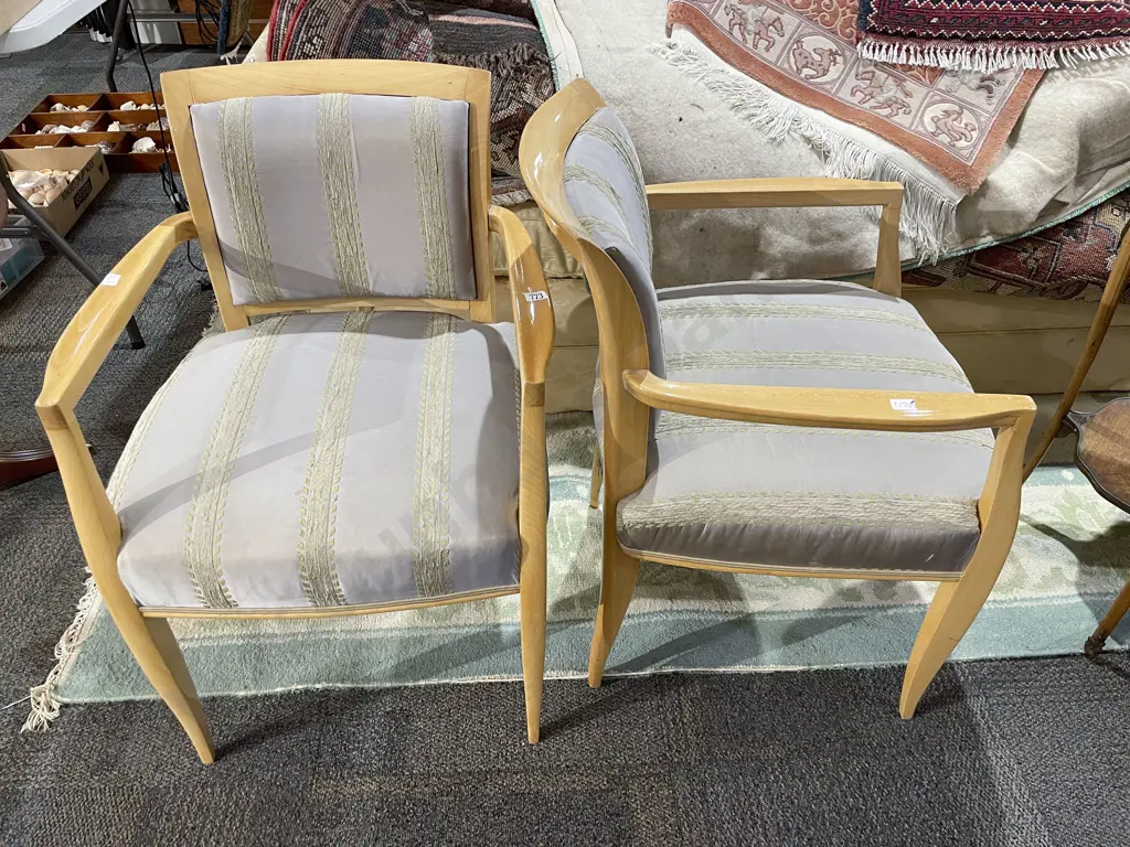 Pair of Open Armchairs Image 1++