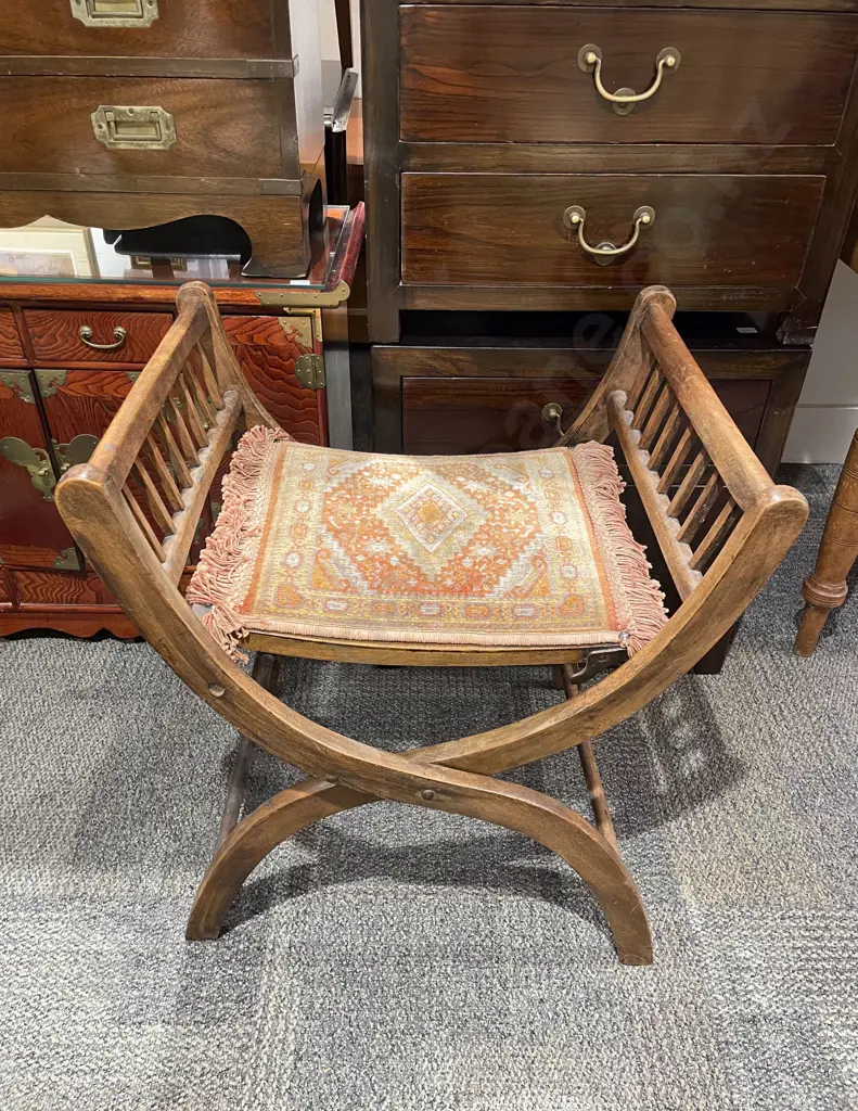 1920's Beech Folding Occ. Chair Image 1++