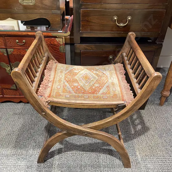 1920's Beech Folding Occ. Chair