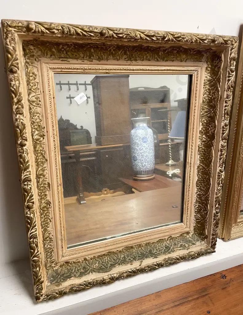 Ornate Gilt Framed Wall Mirror Image 1++