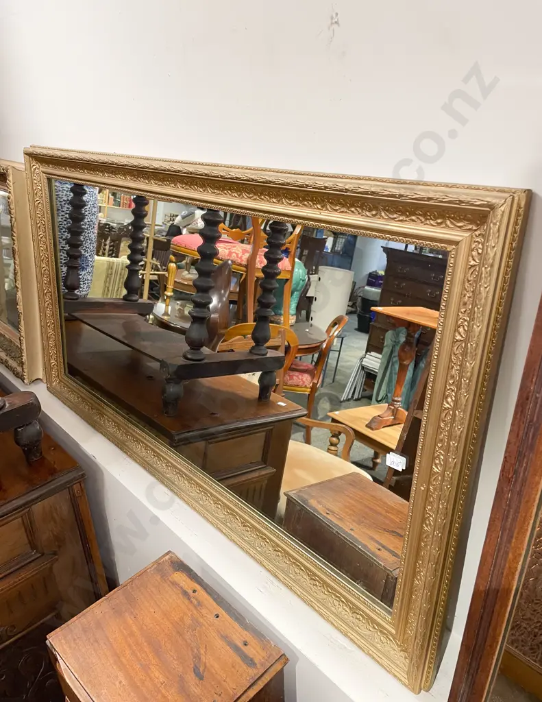 Ornate Gilt Framed Wall Mirror Image 1++