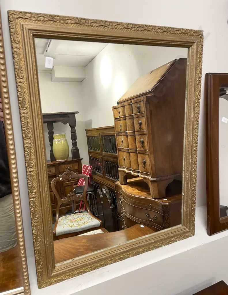 Ornate Gilt Framed Wall Mirror Image 1++