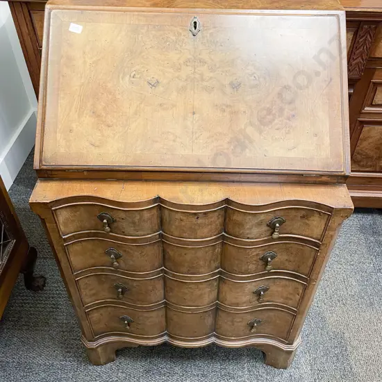 Geo I Style Walnut Bureau