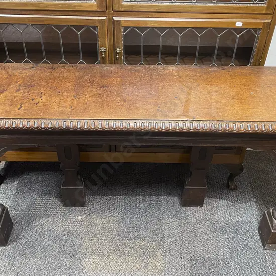 Slender Oak Hall Table