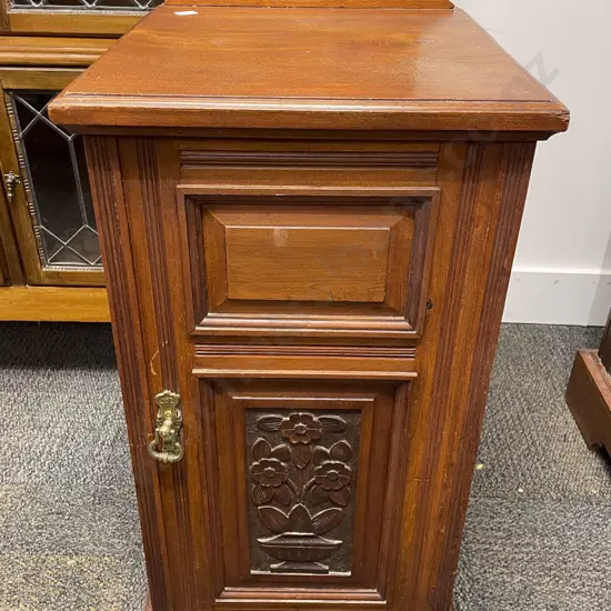 Victorian Walnut Pot Cupboard