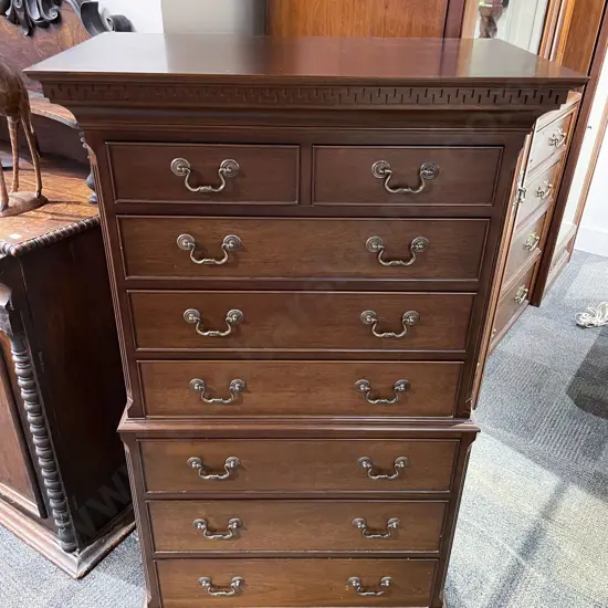 Geo III Style Mahogany Tall Boy