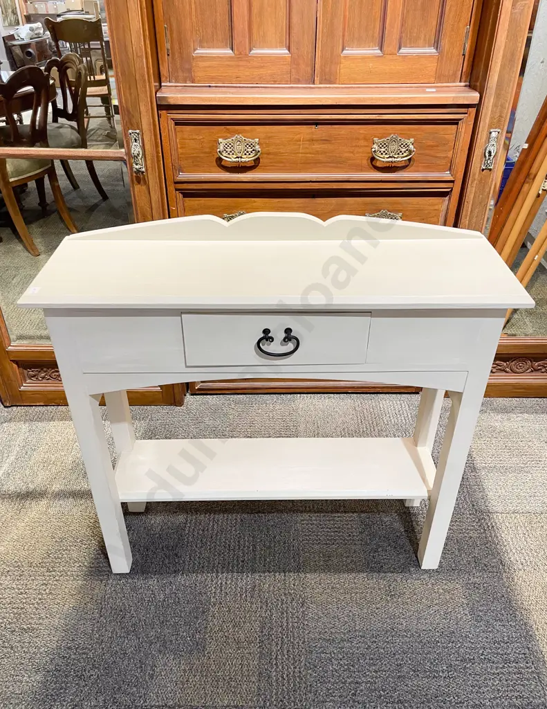 White Painted Hall Table Image 1++