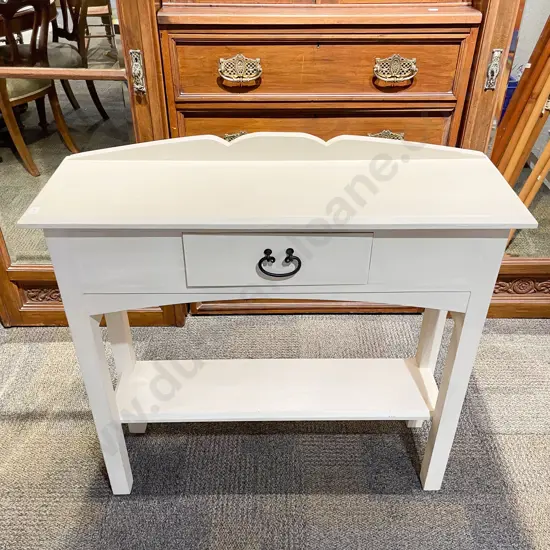 White Painted Hall Table