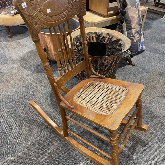 American Spindle Back Rocking Chair