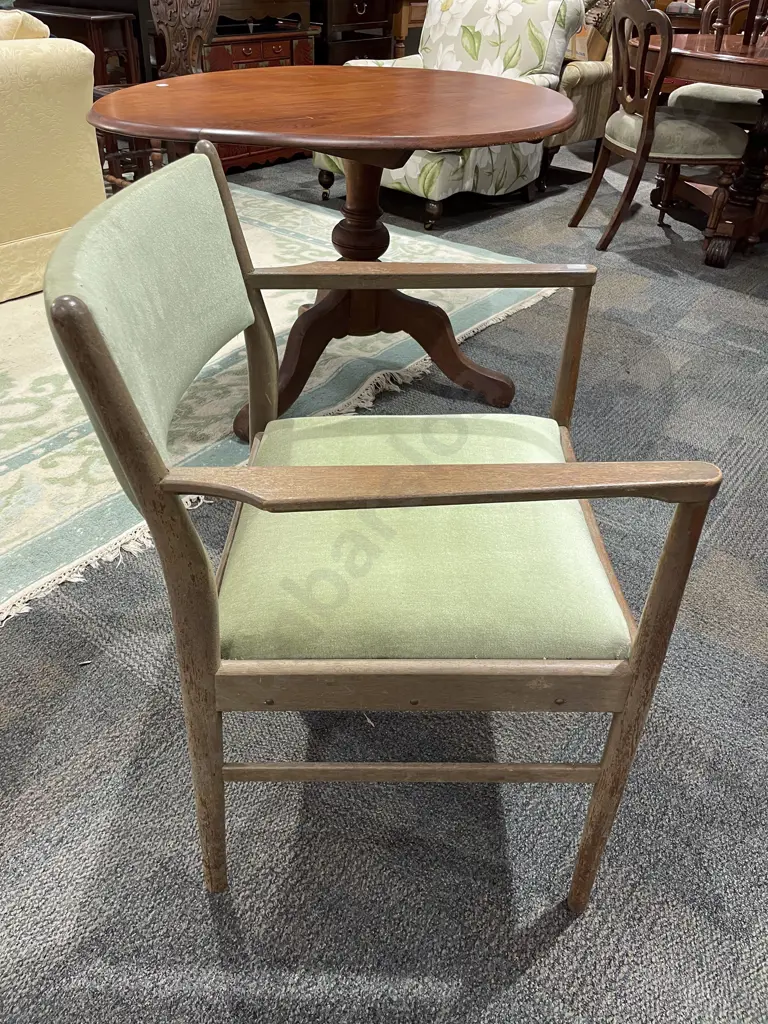 Mid Century Teak Open Armchair Image 1++