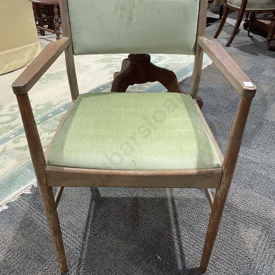 Mid Century Teak Open Armchair