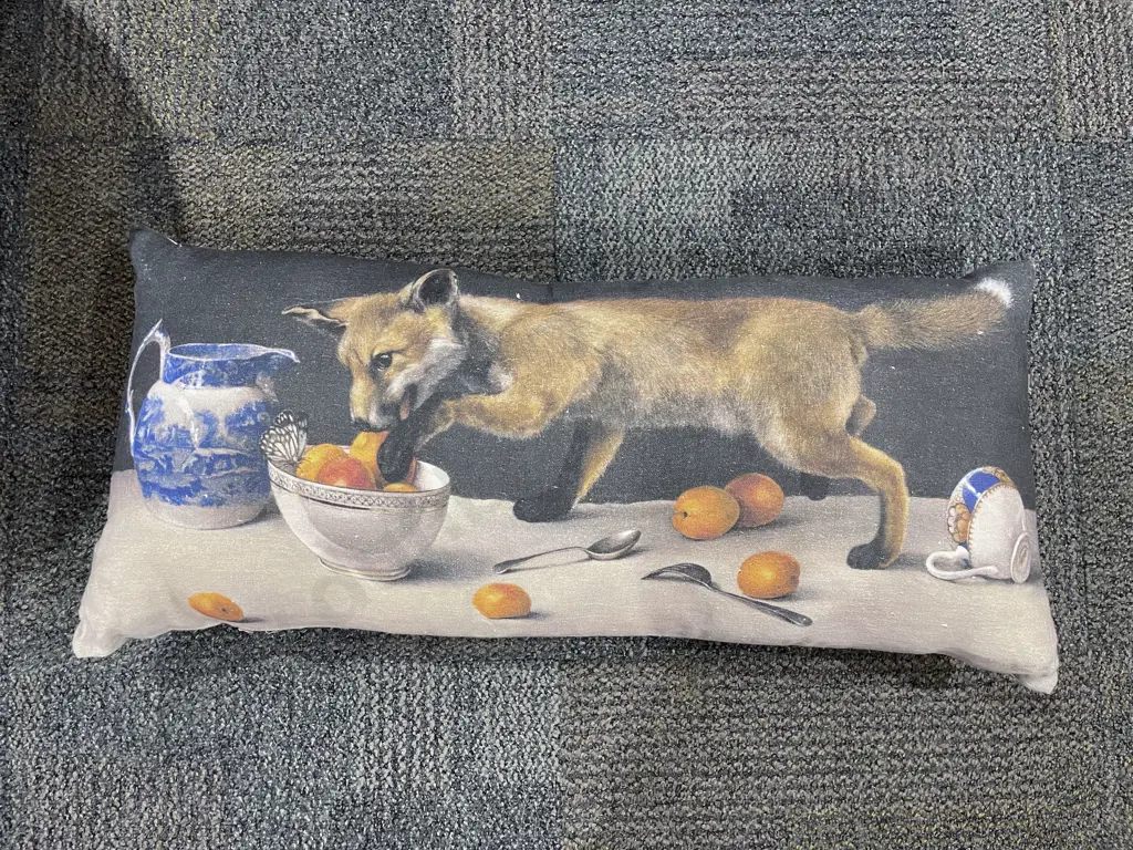 Anita Mertzlin "Fox Cub" Bolster Cushion Image 1++