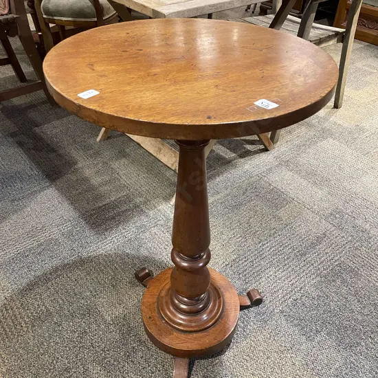 Victorian Mahogany Circular Wine Table