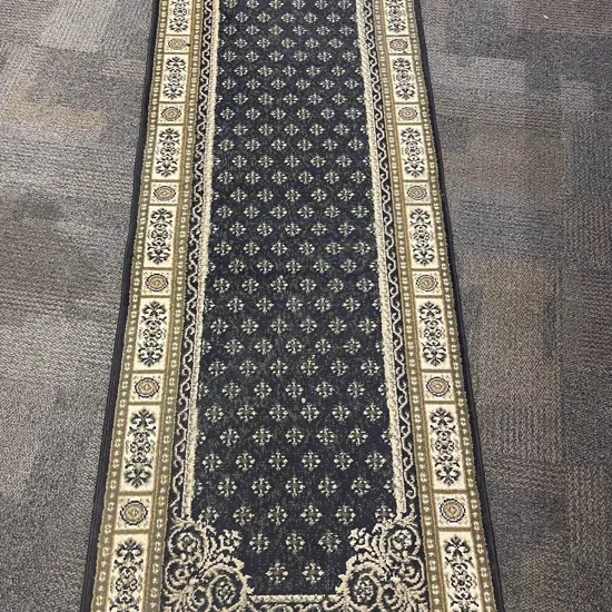 Small Chinese Mat and Larger Modern Rug